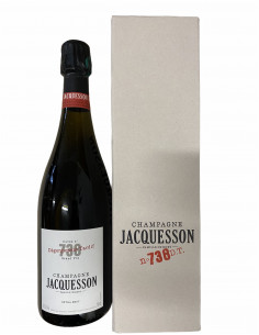 Champagne Jacquesson - Extra Brut Cuvée 738 Degorgement Tardif (astuccio) 0,75l